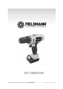 Használati útmutató Fieldmann FDV 10205-51AR Fúró-csavarozó