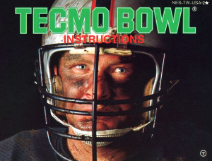 Handleiding Nintendo NES Tecmo Bowl