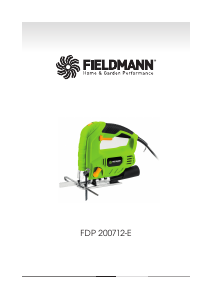 Instrukcja Fieldmann FDP 200712-E Wyrzynarka
