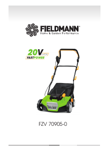 Handleiding Fieldmann FZV 70905-0 Verticuteermachine