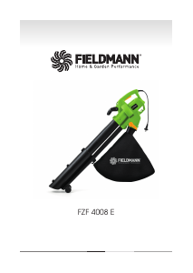 Manual Fieldmann FZF 4008-E Leaf Blower