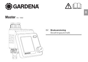 Bruksanvisning Gardena 1892 Master Bevattningscomputer