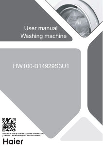 Handleiding Haier HW100-B14929S3U1 Wasmachine