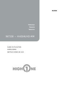 Manual de uso High One HI4304UHD-MM Televisor de LCD