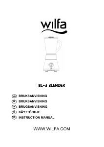 Handleiding Wilfa BL-3 Spinn Enkel Blender