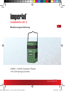 Handleiding Imperial Dabman OR 3 Radio