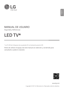 Manual de uso LG 75UP76706LB Televisor de LED