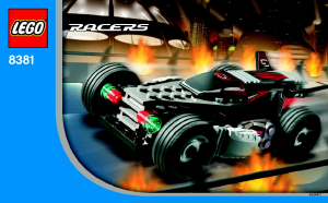 Manual Lego set 8381 Racers Exo raider