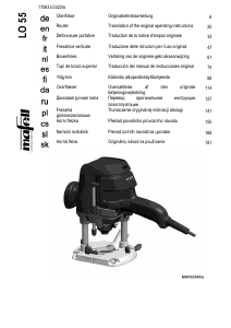 Manual de uso Mafell LO 55 Fresadora de superficie