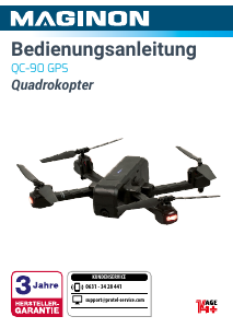Bedienungsanleitung Maginon QC-90 GPS Drohne
