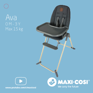 Наръчник Maxi-Cosi Ava Бебешко столче за хранене