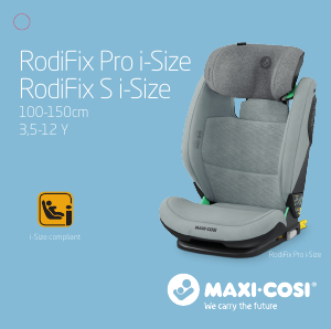 Manuale Maxi-Cosi RodiFix S i-Size Seggiolino per auto