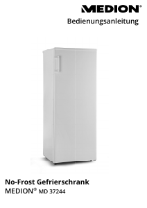 Bedienungsanleitung Medion MD 37244 Gefrierschrank