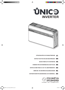 Manuale Olimpia Splendid Unico Pro Condizionatore d’aria