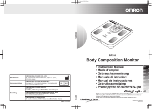 Manual Omron BF510 Scale