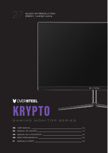 Manual Oversteel KR27VQ14K Krypto LED Monitor