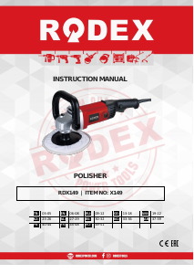 Manual Rodex RDX149 Maşină de lustruit