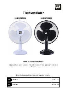 Manual SHE SHE30TI2001 Fan