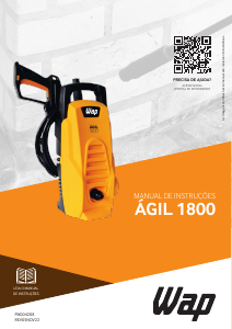 Manual WAP Ágil Ultra 1800 Máquina de limpeza a alta pressão