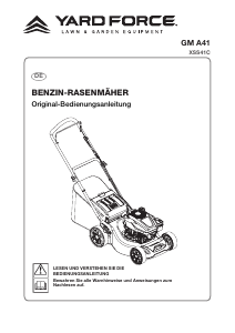 Bedienungsanleitung Yard Force GM A41 Rasenmäher