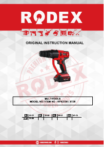Manual Rodex RPX2708F Drill-Driver