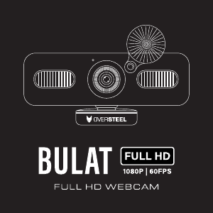 Manuale Oversteel Bulat 60FPS Webcam