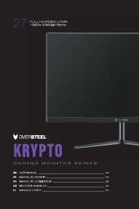 Manual de uso Oversteel KR27VF16K Krypto Monitor de LED