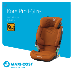 Manuale Maxi-Cosi Kore Pro i-Size Seggiolino per auto