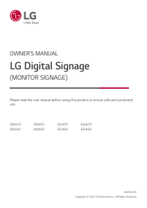 Handleiding LG 49UH7J-H LED monitor