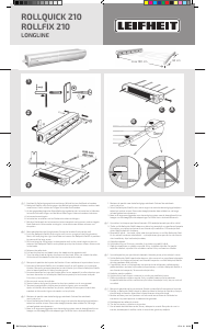 Manual de uso Leifheit Rollfix 210 Tendedero