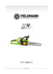 Manuál Fieldmann FZP 70805-0 Motorová pila