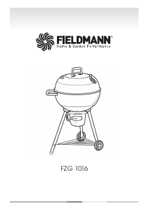 Manual Fieldmann FZG 1016 Barbecue