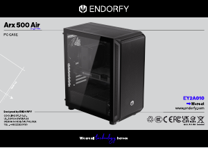 Mode d’emploi Endorfy EY2A010 Arx 500 Air Boîtier PC