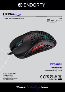 Manuale Endorfy EY6A001 LIX Plus Mouse