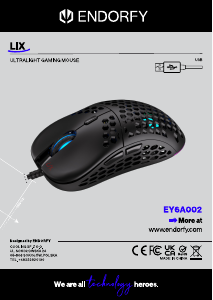Manual Endorfy EY6A002 LIX Mouse