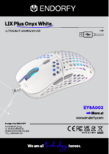 Manual Endorfy EY6A003 LIX Plus Onyx Mouse