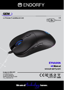 Manual Endorfy EY6A006 GEM Mouse