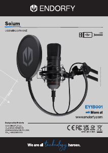 Bruksanvisning Endorfy EY1B001 Solum Mikrofon