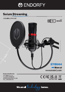 Vadovas Endorfy EY1B004 Solum Streaming Mikrofonas
