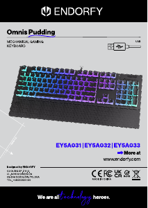 Rokasgrāmata Endorfy EY5A033 Omnis Pudding Tastatūra