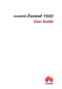 Handleiding Huawei Ascend Y600 Mobiele telefoon