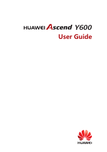 Manual Huawei Ascend Y600 Mobile Phone