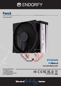 Manuale Endorfy EY3A005 Fera 5 Dissipatore CPU