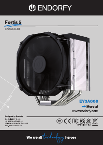 Manual de uso Endorfy EY3A008 Fortis 5 Enfriador de CPU