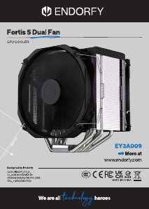 Manuale Endorfy EY3A009 Fortis 5 Dual Fan Dissipatore CPU
