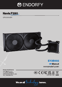 Manual de uso Endorfy EY3B002 Navis F280 Enfriador de CPU