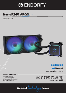 Manual Endorfy EY3B004 Navis F240 ARGB Cooler CPU
