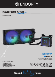 Εγχειρίδιο Endorfy EY3B004 Navis F240 ARGB Ψύκτης CPU