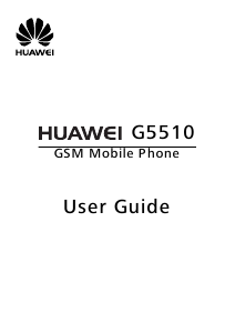 Bruksanvisning Huawei G5510 Mobiltelefon
