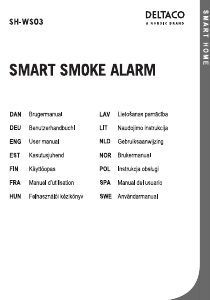 Handleiding Deltaco SH-WS03 Rookmelder